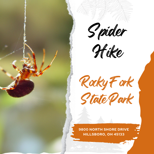 Spider Hike at Rocky Fork Lake